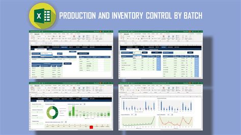 Production And Inventory Control By Batch In Excel Eloquens