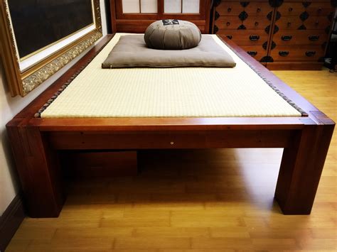 Tatami Interlocking Platform Bed Japanese Frame Design