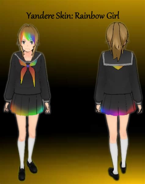 Yandere Skin Rainbow Girl By Toyadf On Deviantart