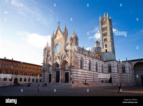 Siena Cathedral Tuscany Italy Stock Photo Alamy