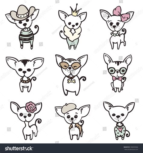 1096 Chihuahua Doodle Stock Vectors Images And Vector Art Shutterstock