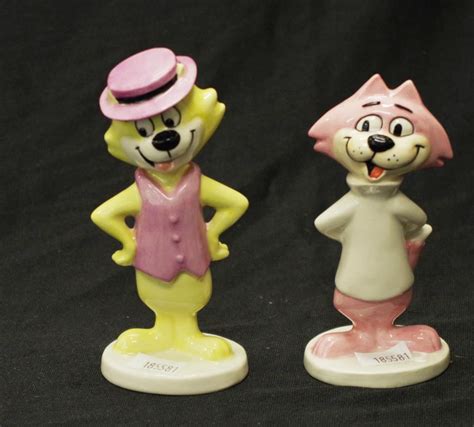 Beswick Top Cat And Choo Choo Figurines With Certificates Beswick Ceramics
