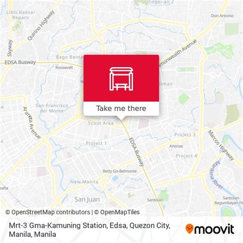 Mrt 3 Gma Kamuning Station Edsa Quezon City Manila Routes