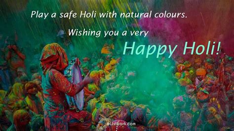 We Have Collection Of Best 50 Happy Holi Messages With Images For