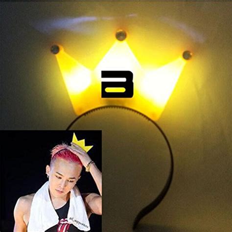 Kpop Goods Bigbanggd Crown Head Hair Band Glow Hoop Big Bang Hairband