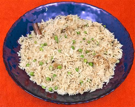Pakistani Rice With Peas Frixos Personal Chefing