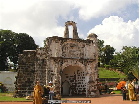 The famous in portuguese) is a former portuguese fortress located in malacca. Photo of A Famosa. Melaka, Malaysia