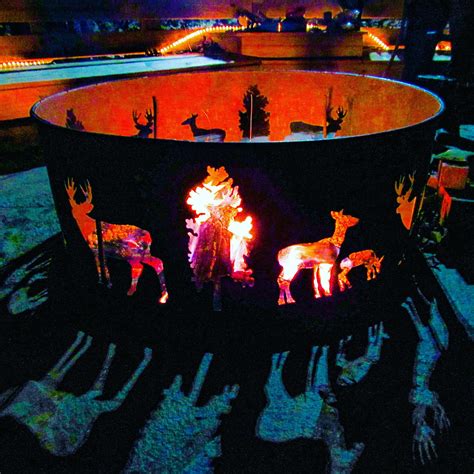 Animal Fire Pit Firepit Painting Fire Pit Fire