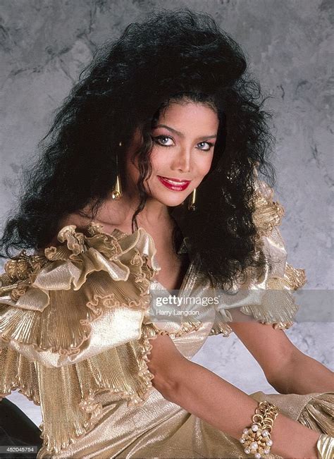 Singer Latoya Jackson Poses For A Portrait In 1986 In Los Angeles