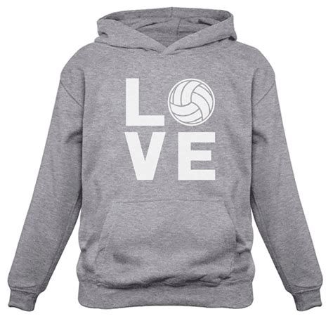 Tstars Womens Volleyball Hoodie Perfect Team Sport Hoodie T For Volleyball Fans