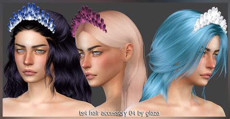 Hair Accessory 04 P At All By Glaza Sims 4 Updates