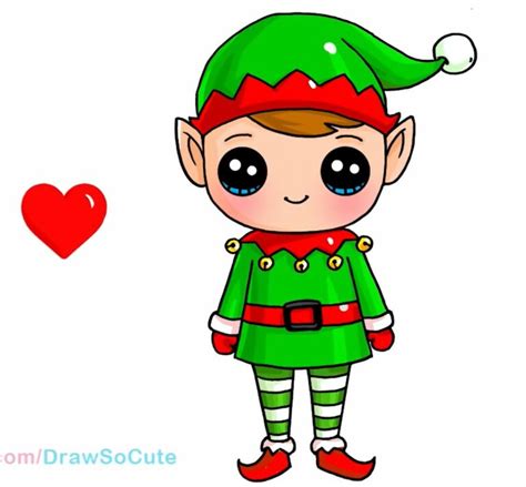 How To Draw A Christmas Elf 10 Easy Drawing Projects
