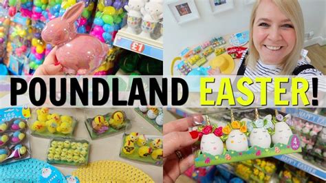 Whats New In Poundland For Eastereaster Haul 🐰 Youtube