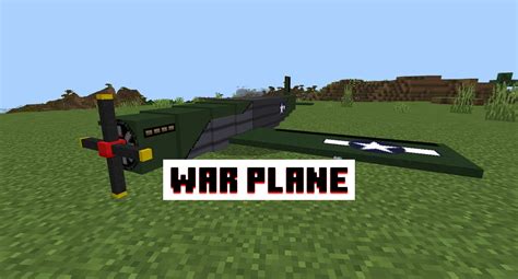 Download Minecraft Pe Plane Mod War Toy Wooden Modern