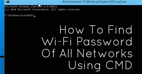 How To Hack Wifi Password Using Cmd Command Prompt Ugoxy