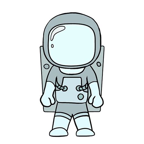 How To Draw An Astronaut Really Easy Drawing Tutorial