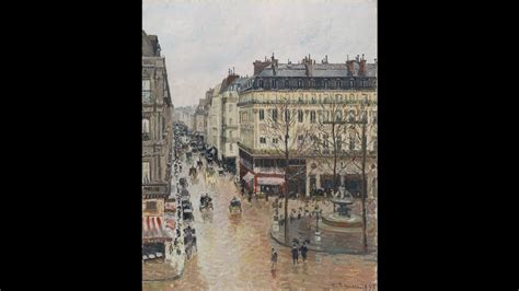 Pissarro Camille Rue Saint Honoré Youtube