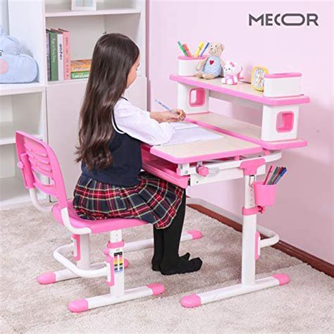 Calico designs 55122 study corner kids desks. Mecor Kids Desk and Chair Set w/Bookshelf,Child Student ...