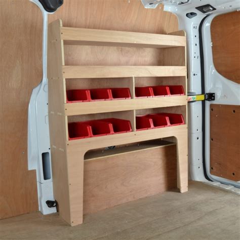 Ford Transit Custom 2013 To 2023 Plywood Van Racking Shelving Unit