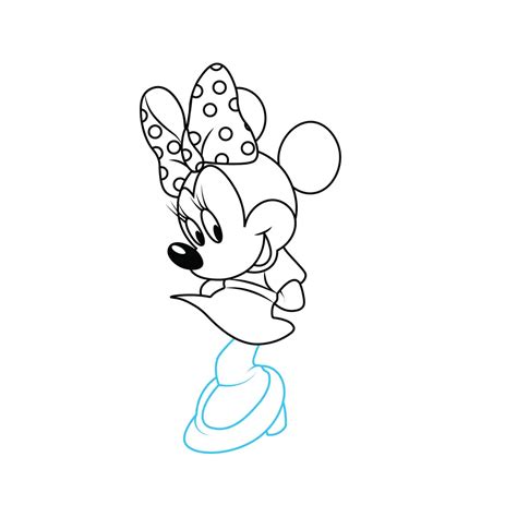 How To Draw Minnie Mouse Step By Step Pictures Cool2b