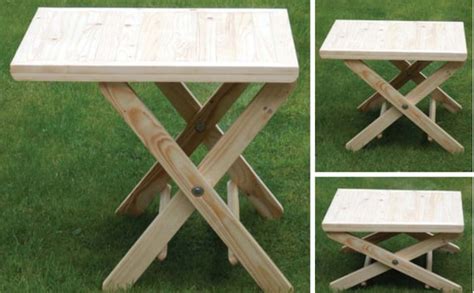 Easy Garden Table Plans Instant Pdf Download Woodcraft Etsy