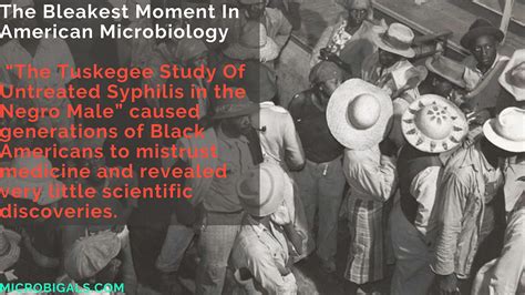 The Tuskegee Experiment The Darkest Days In Medical Microbiology
