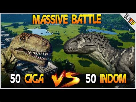 Indominus Rex Vs Giganotosaurus Epic Dinosaur Battle Jurassic World Porn Sex Picture