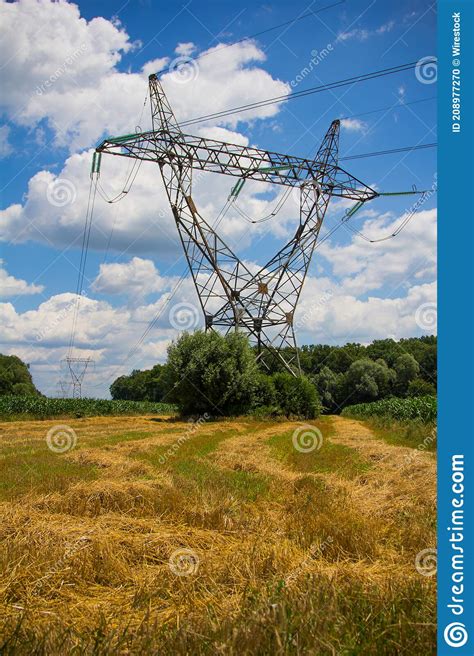 Electric Power Transmission Lines Stock Photo Image Of Electric