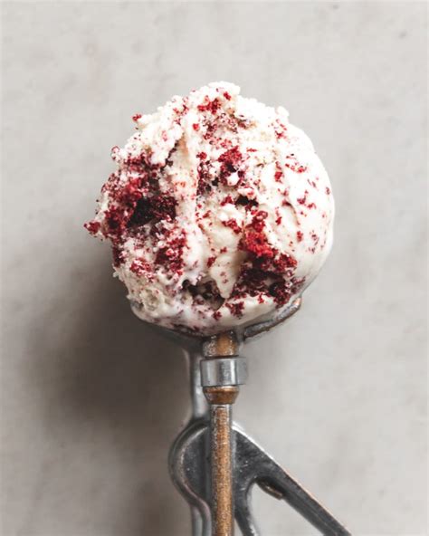 Red Velvet Cake Ice Cream Perfect For Valentines Day