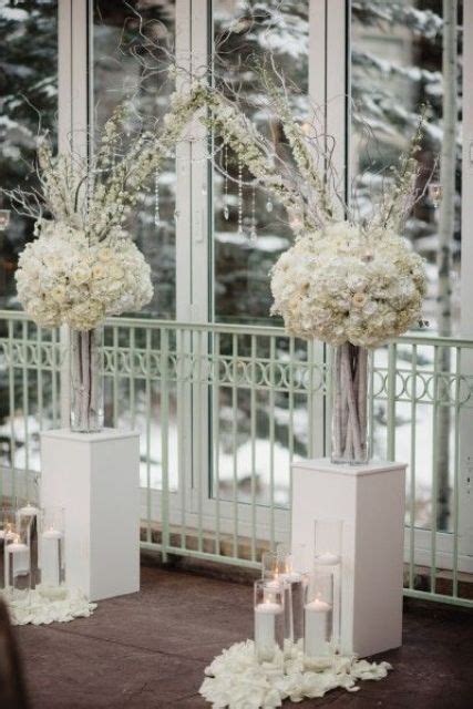 30 Winter Wedding Arches And Altars To Get Inspired Weddingomania