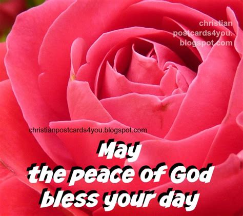 Good Wishes For This Day The Peace Of God Christian Free Card