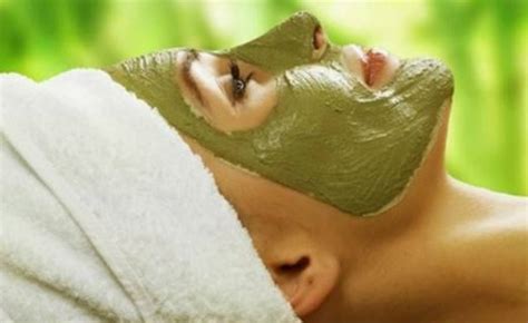 A Recipe For A Green Clay Mask Which Helps Combat Greasy Skins