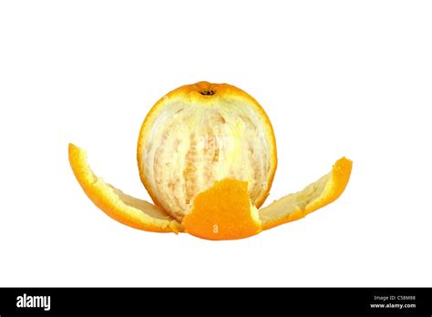 Half Peeled Orange Hi Res Stock Photography And Images Alamy