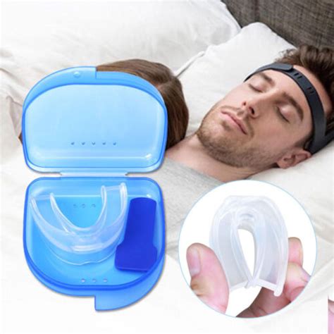 Stop Snoring Mouthpiece Sleep Apnea Guard Bruxism Anti Snore Pure Grind Aid Tray 804879421689 Ebay