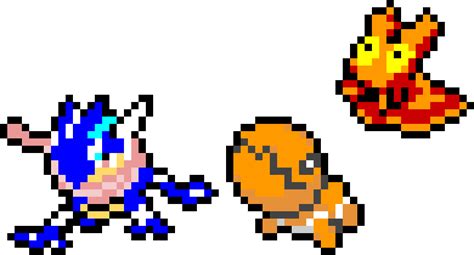 Some Pokemon Sprites Pixel Art