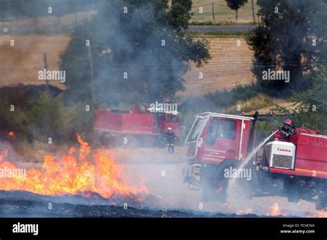 Firefighters In France Stock Photo Alamy