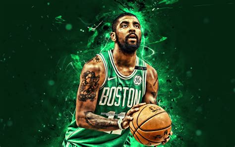 Download Wallpapers Kyrie Irving 4k Nba Boston Celtics Basketball