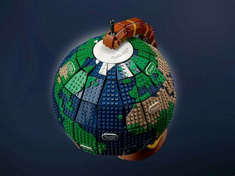 Lego Ideas The Globe Building Kit Consists Of 2585 Pieces That Build A