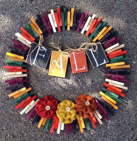 48 Best Diy Clothespin Wreaths You Can Try Today
