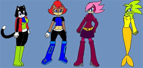 ofa sonic girls collection bash 3 by ant d on deviantart
