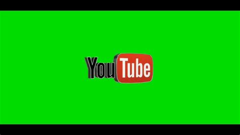 Youtube Logo Green Screen Video Youtube
