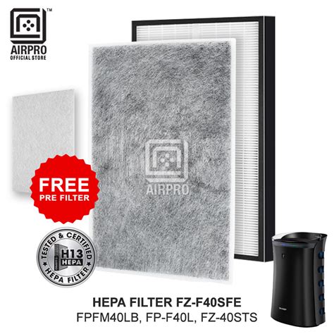 Sharp air purifier filters, parts & accessories. Sharp FZ-F40SFE Replacement Air Purifier HEPA Filter for ...