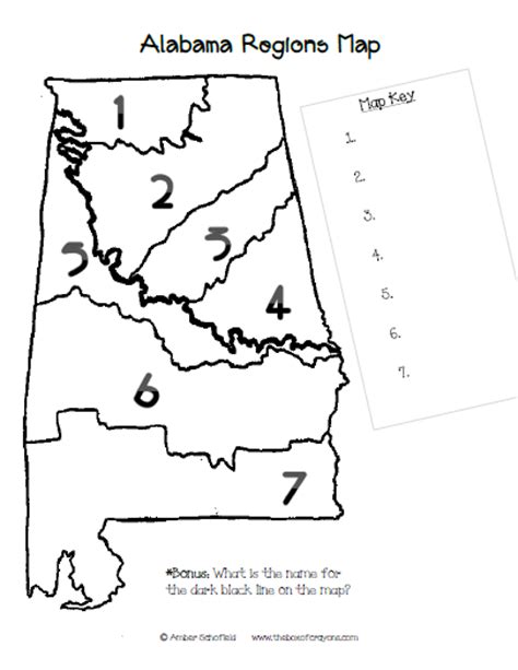 The Box Of Crayons Blog Alabama Regions Map At Home Project
