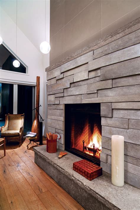 Revamp Your Living Room With These 5 Modern Stone Fireplace Ideas
