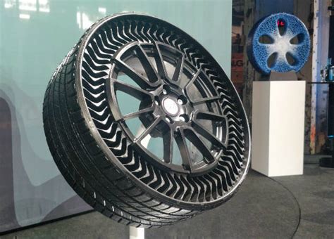 Michelin Announces New Airless Tyre Called Uptis In Association With
