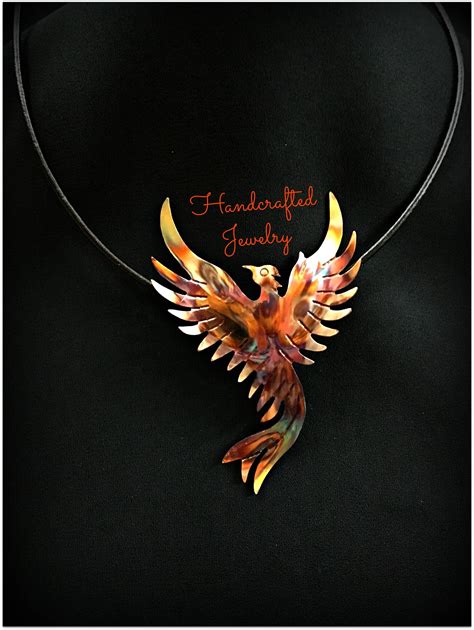 Phoenix Pendant Phoenix Necklace Phoenix Rising Phoenix Etsy Canada Phoenix Pendant Phoenix