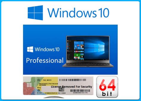 Microsoft Windows 10 Professional 64 Bit Oem Pack Original License