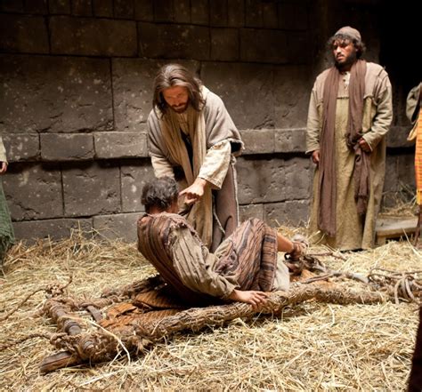 Jesus Heals Man With Palsy
