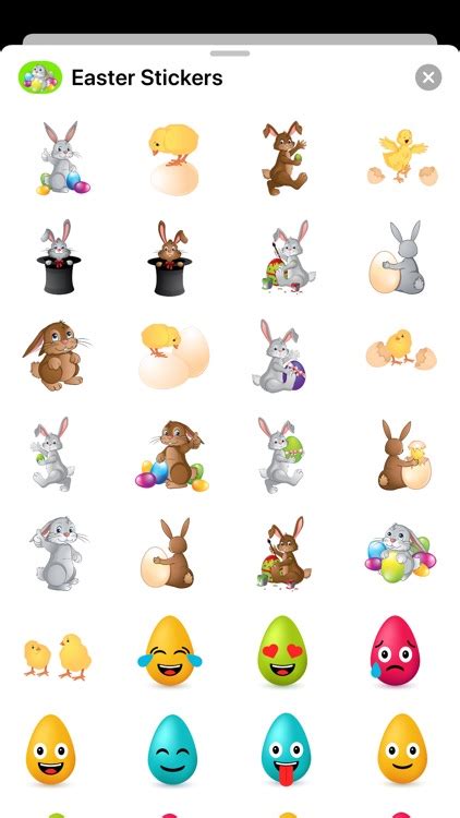 Happy Easter Stickers Emojis By Emoji Apps Gmbh