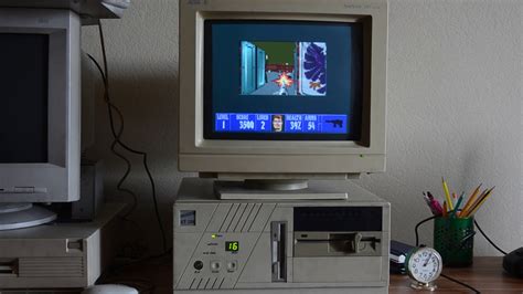 Some Games On A Vintage 286 Computer Made In 1990 Youtube